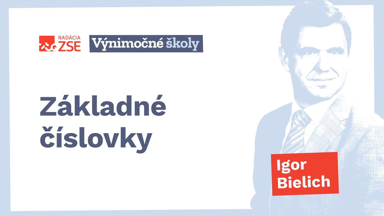 Základné číslovky (Igor Bielich)
