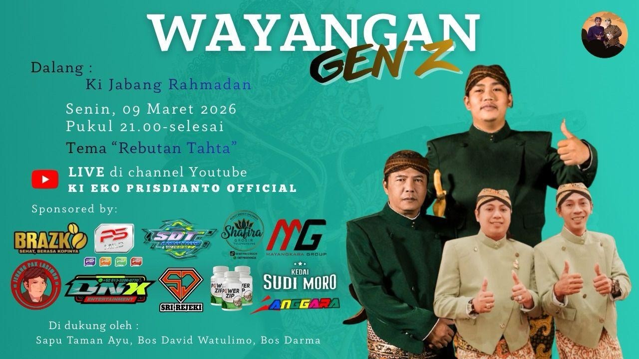 🔴 WAYANG KULIT GEN Z KI EKO KONDHO PRISDIANTO , KI JABANG RAHMADAN & DUO JO