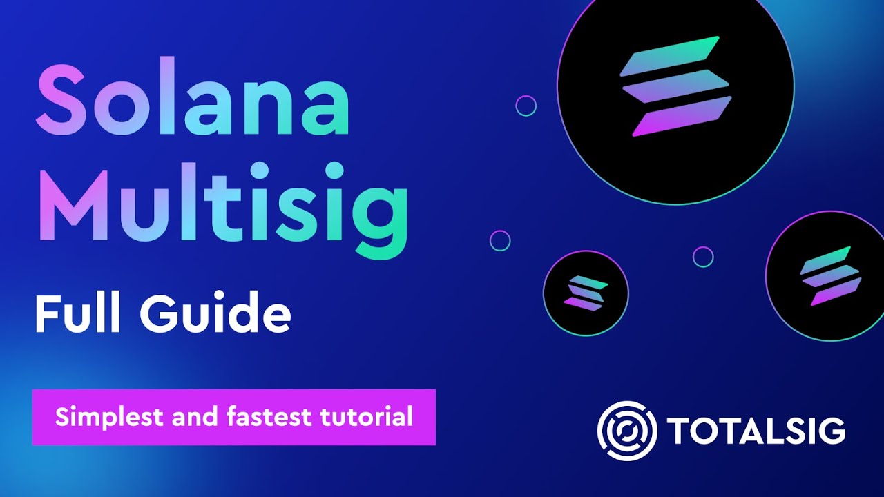 Create #Solana multisig wallet with TotalSig! Simple and easy