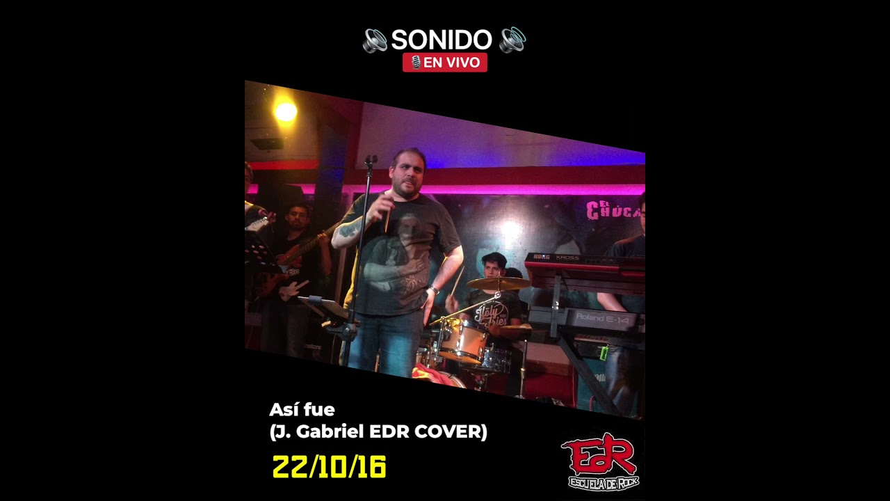 As&iacute; fue (J. Gabriel EDR COVER)