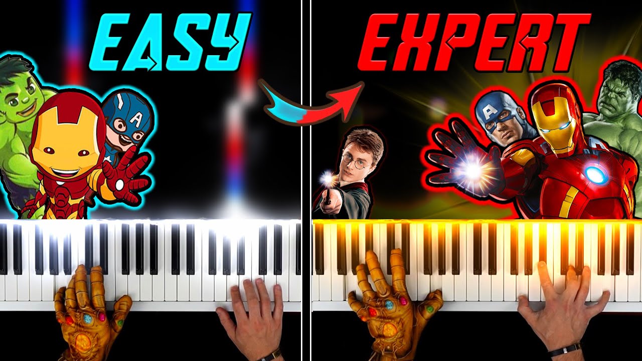 The Avengers Theme | EASY to EXPERT but...