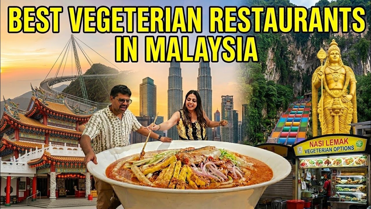Vegeterian restaurants in Malaysia 😋 | KL | Penang | Melacca | Langkawi | Veg food in malaysia 
