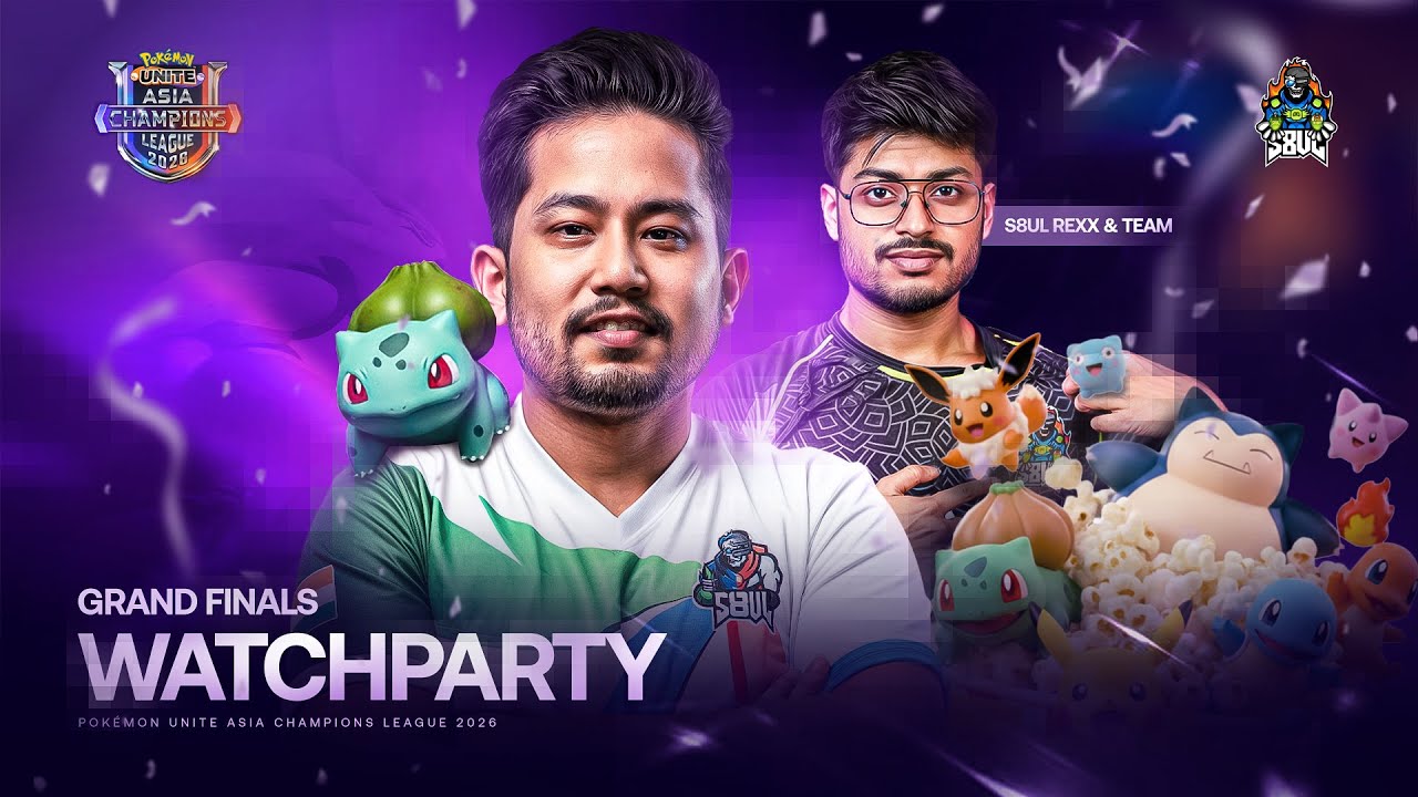Day 6 | Pokémon UNITE Asia Champions League 2026 (PUACL2026) INDIA league #s8ul #s8ulftw