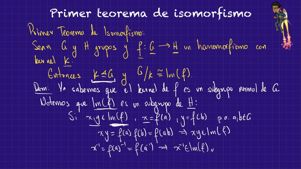El primer teorema de isomorfismo