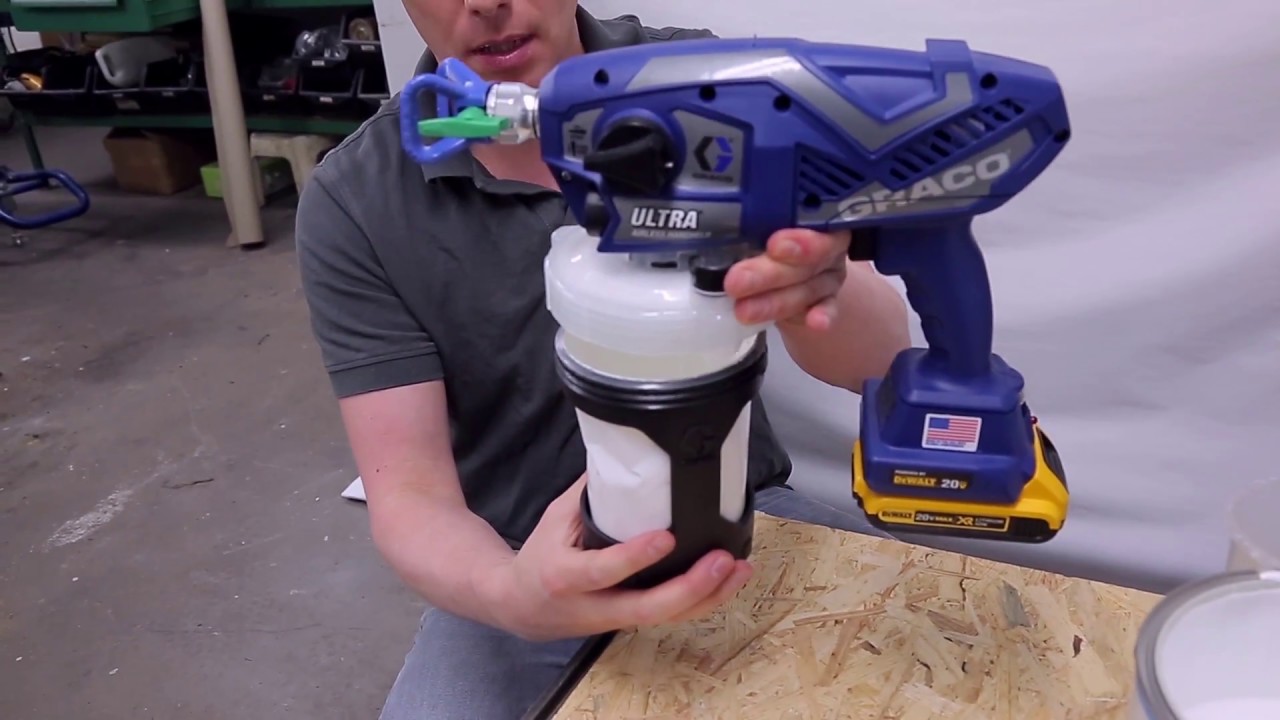 Tipps zur Reinigung - Graco Ultra & UltraMax Airless Akku Handspritzgeräte
