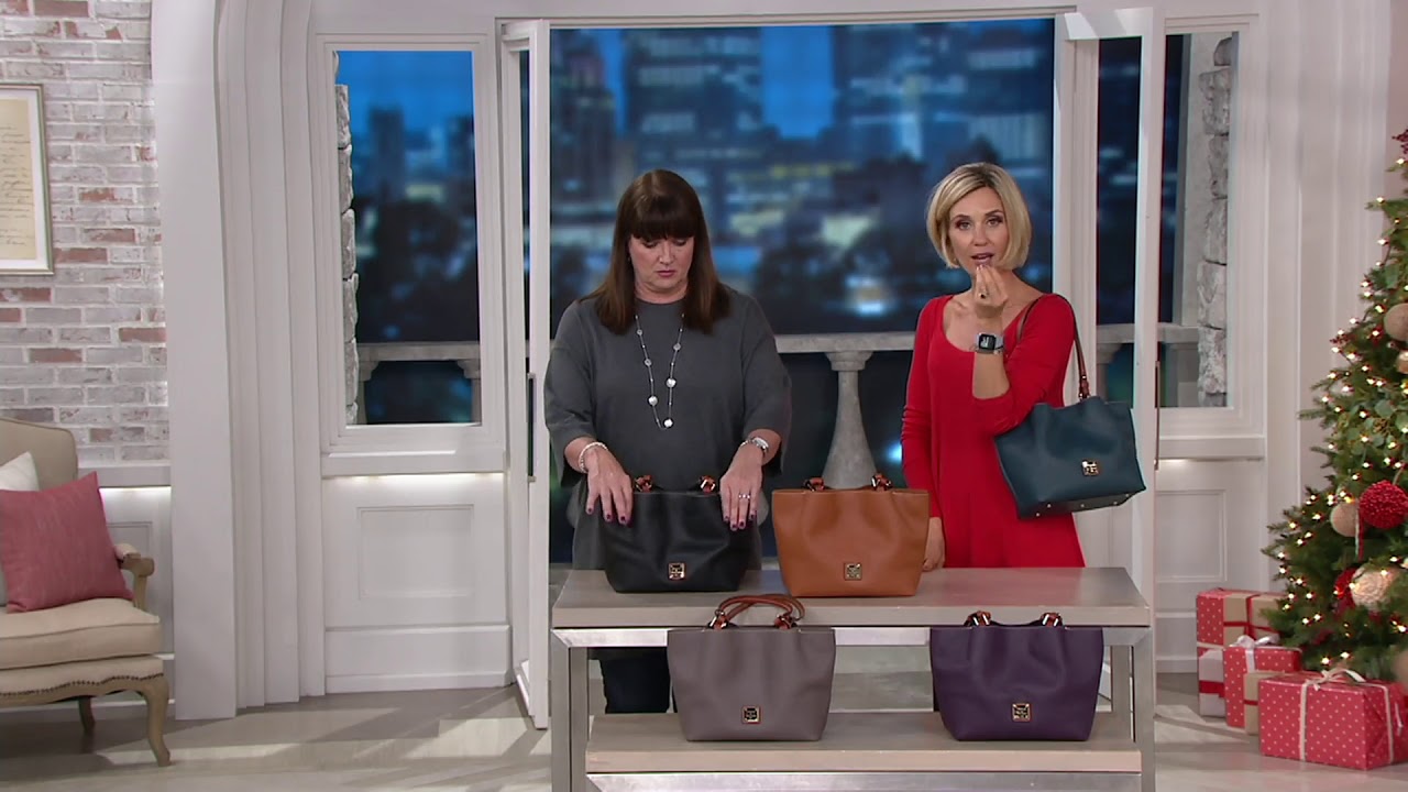 Dooney & Bourke Pebble Leather Small Flynn Tote on QVC