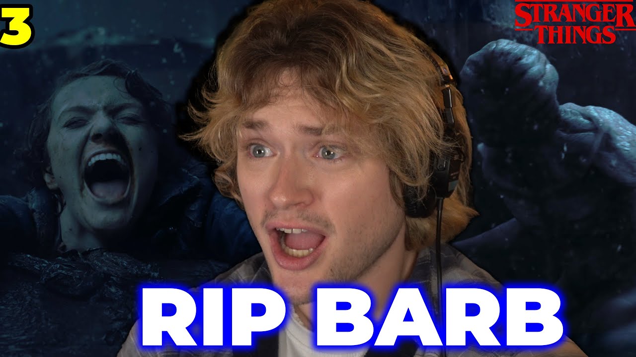 BARBARA'S DEATH REACTION | Gym Bro Reacts to Stranger Things Ep 3