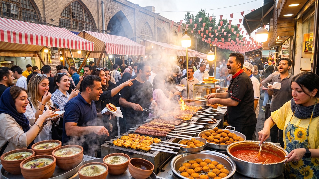 INSANE Street Food Chaos in Iran's Capital