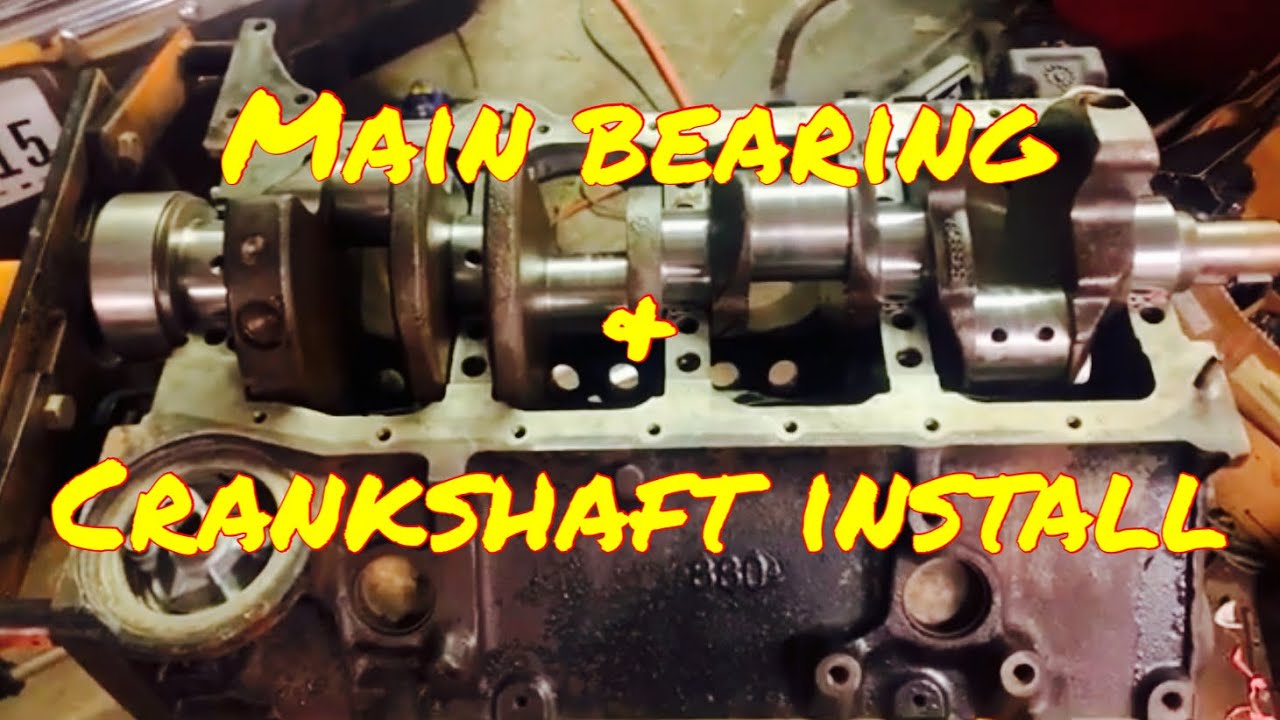 Installing SBC Crankshaft - Cheap Vortec 350 Build