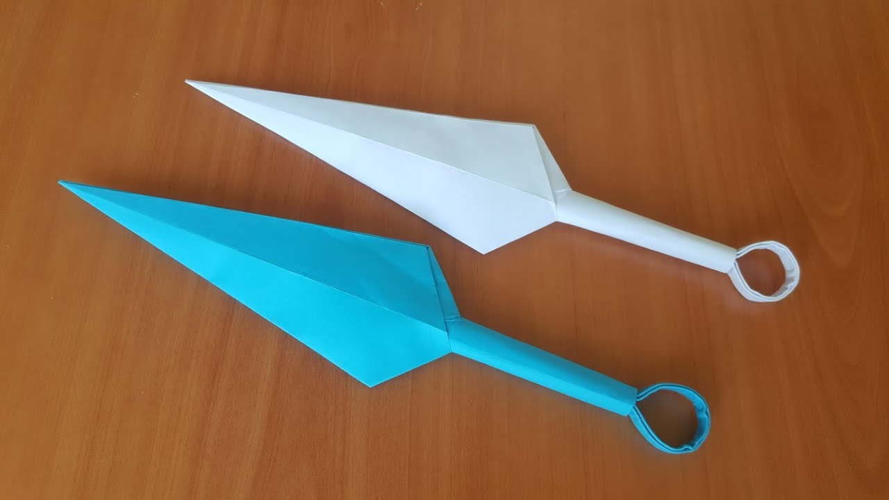 KUNAİ YAPIMI / How To Make Paper Kunai / Kağıttan bı&ccedil;ak yapımı