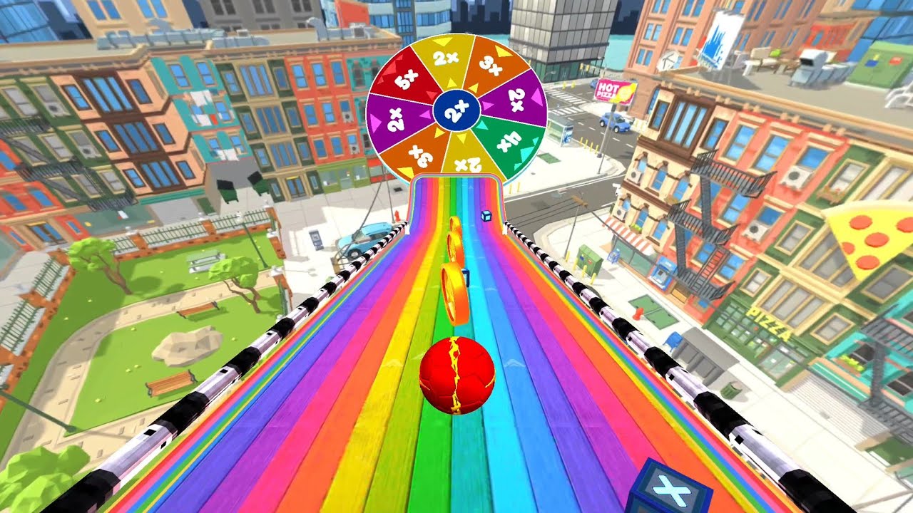 Rolling Ball Superheroes Race 3D Gameplay 💥 Naftrix Gaming Game 8 Android iOS 