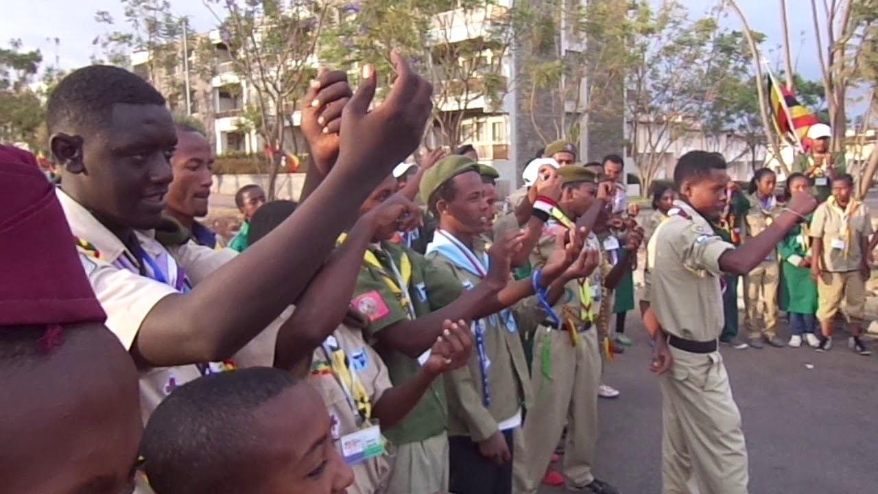 SCOUTS DISPLAYS DURING 13TH ALL AFRICA SCOUT DAY IN ADDIS ABABA ETHIOPIA