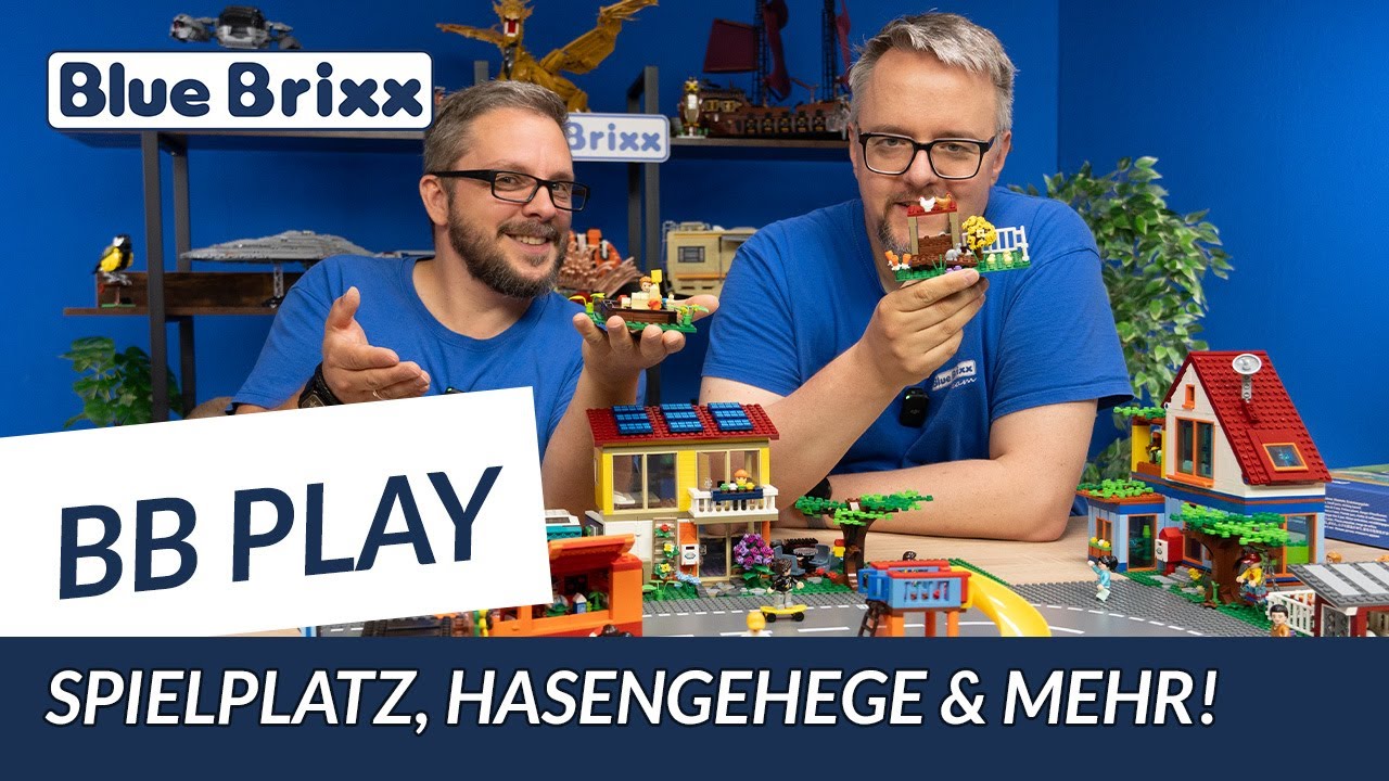 Neue BlueBrixx Play Sets: Spielplatz, Hasengehege & mehr!