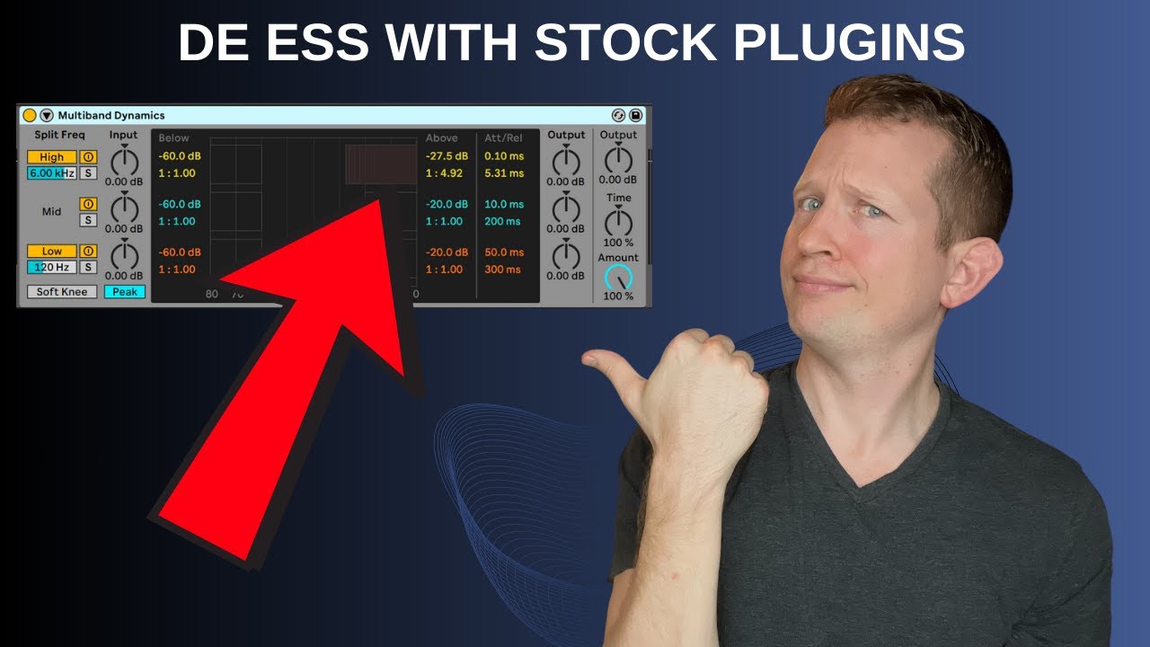 How to De-Ess Vocals in Ableton with the Multiband Compressor