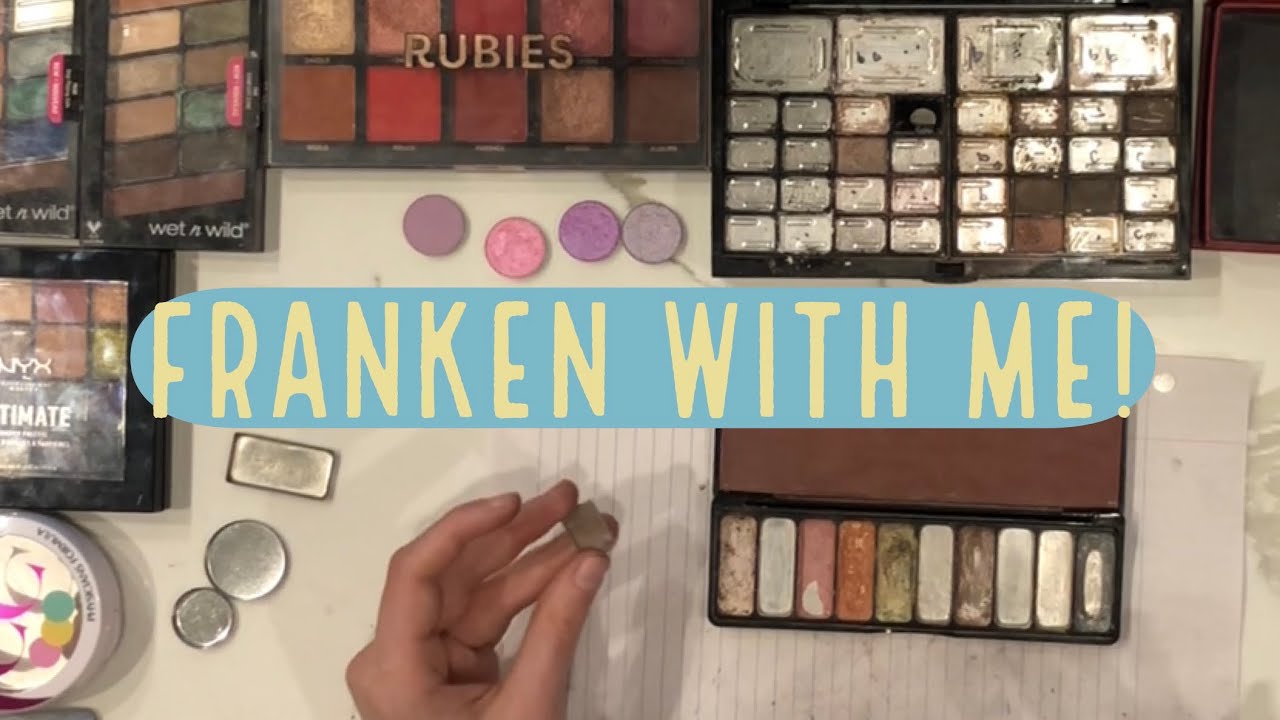 Refreshing My Franken Palette | Destroying, Repressing + Frankening Makeup