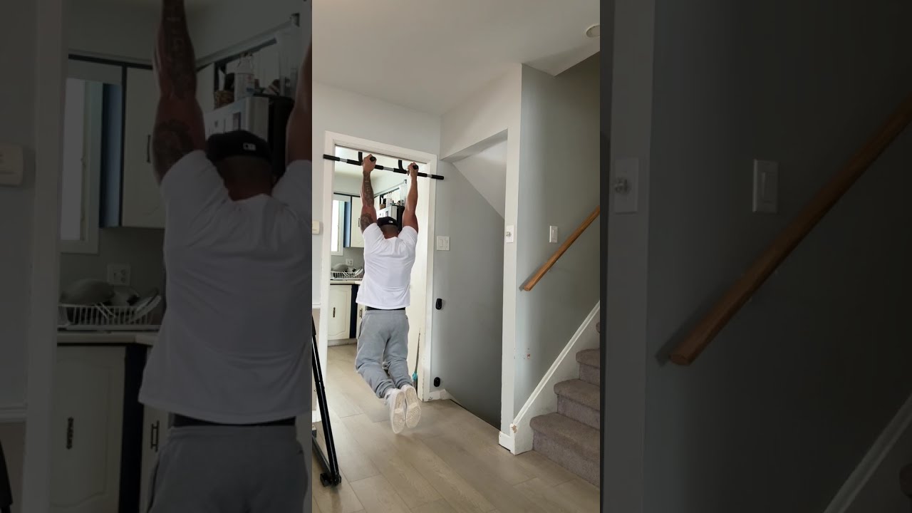Quick workout 50 pullups,50 dips,100 pushups in 16 minutes. #motivation #homeworkout 