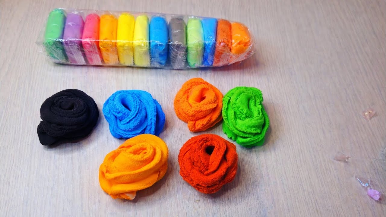 Satisfying with Super Clay Unboxing & Mixing Colors #clay #mixing 