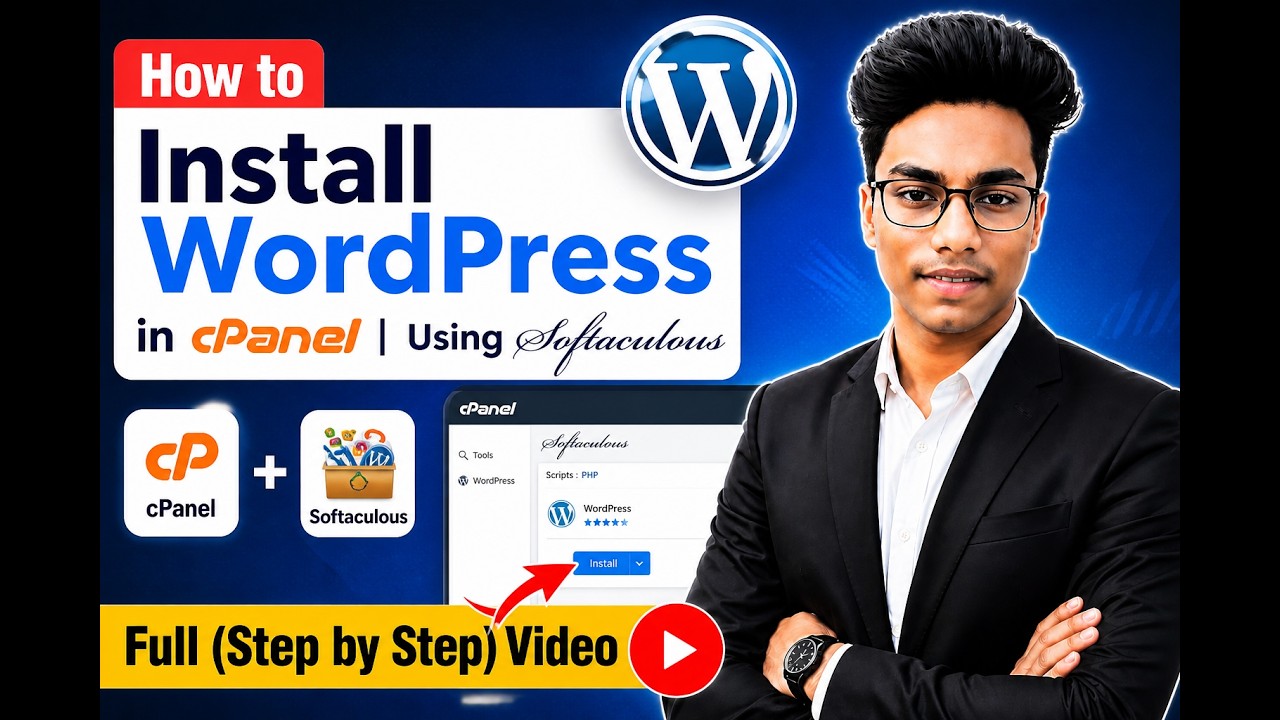 Install WordPress on cPanel Using Softaculous