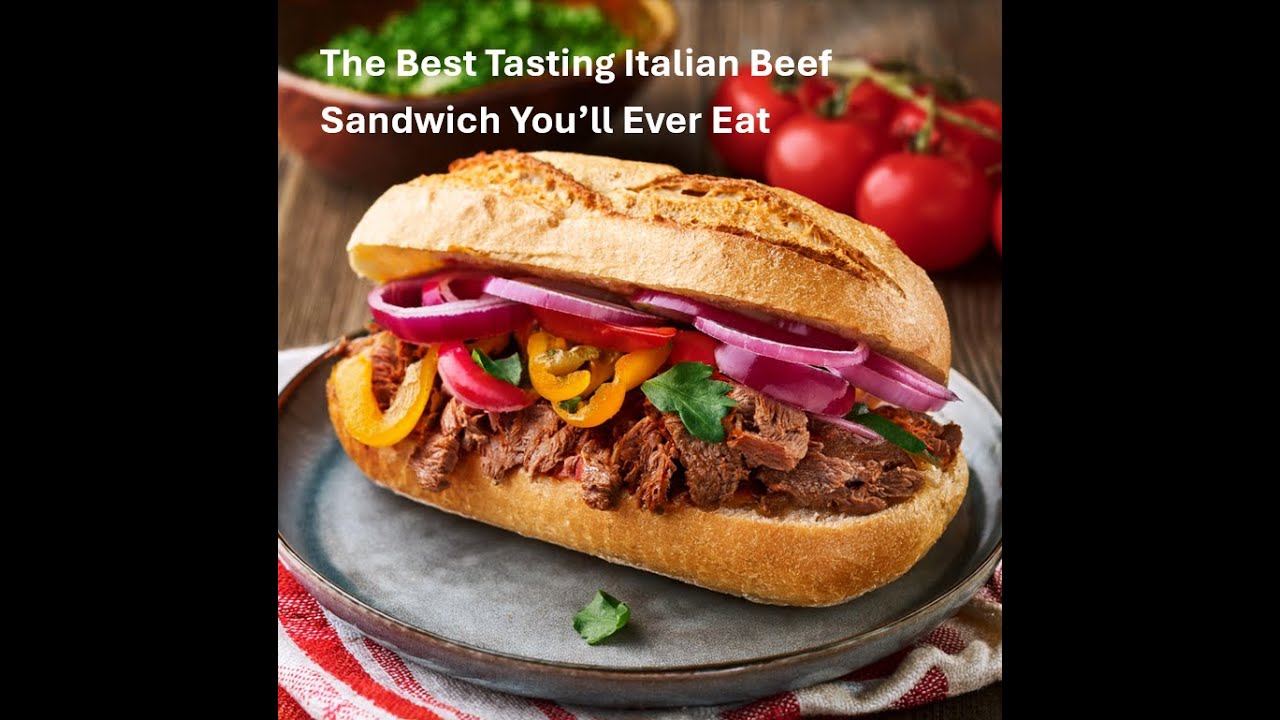 My Husband Made The Best Tasting Italian Beef Sandwich