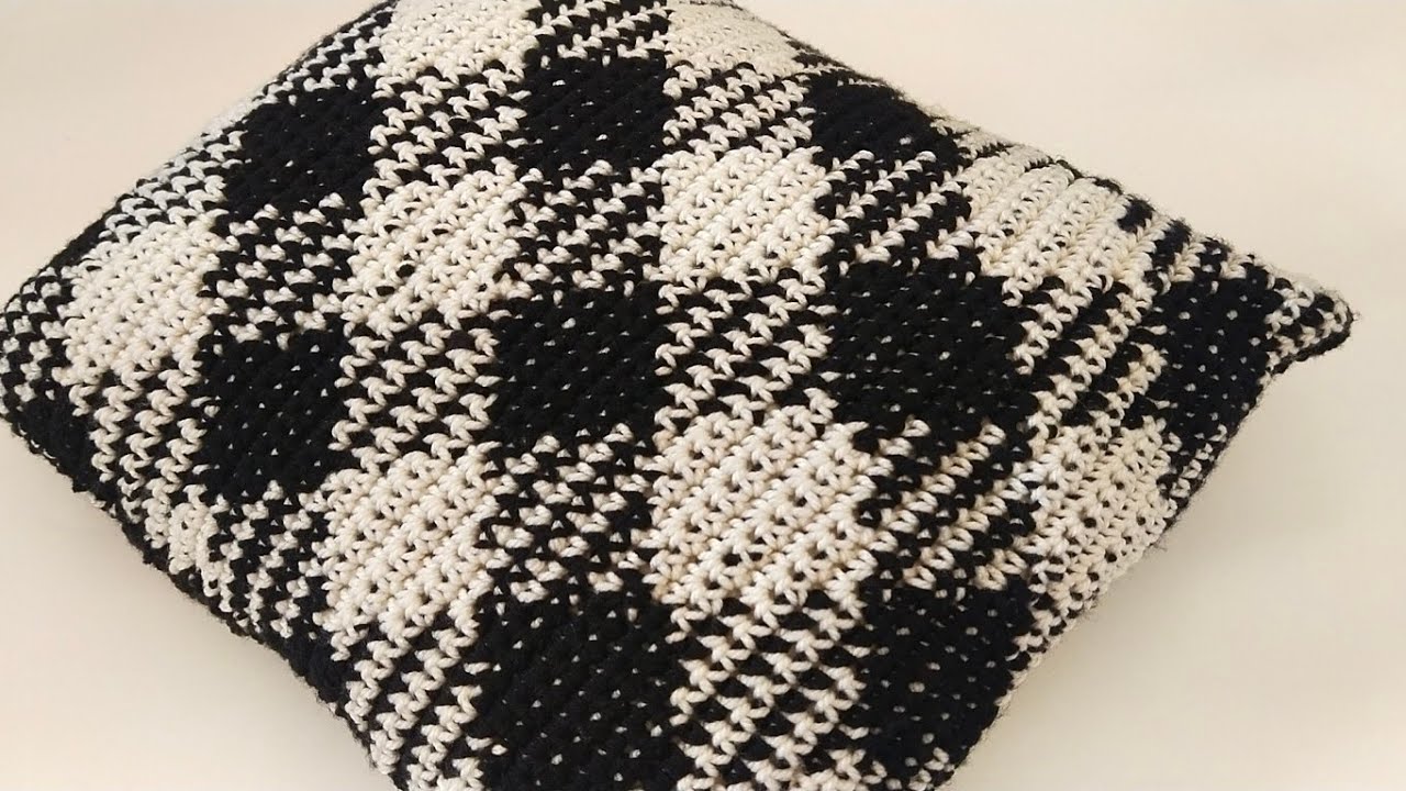 Crochet cushion with planned pooling l Beginner Tutorial l Rayduha Crochet