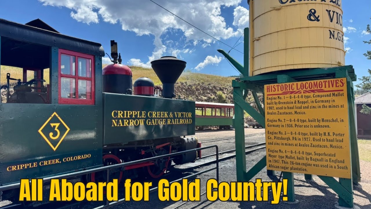 All Aboard the Cripple Creek & Victor Narrow Gauge Railroad! A Ride Through Gold Country