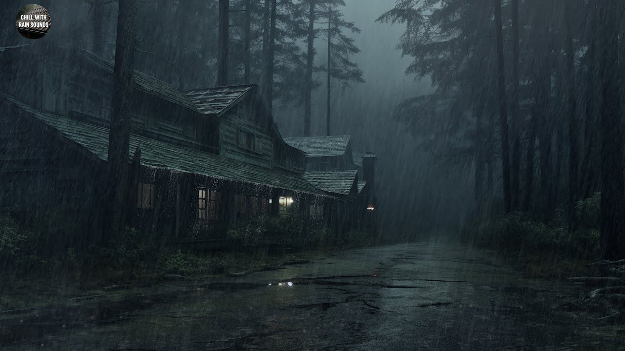 Relieve Stress and Relax with Heavy Rain in the Forest | Natural Sounds for Deep Sleep, Meditation