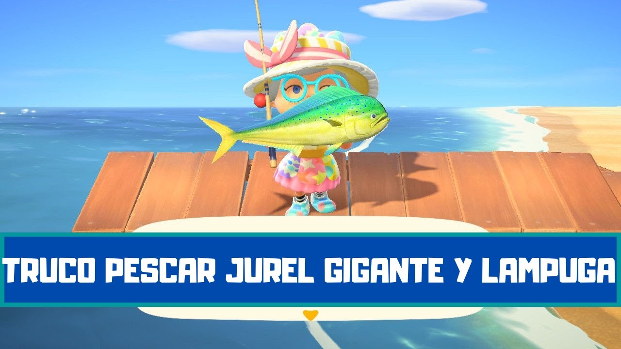 Cómo PESCAR un JUREL GIGANTE y LAMPUGA en Animal Crossing New Horizons| CobayasGamer
