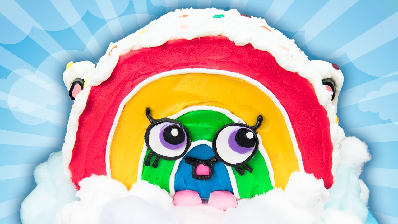 Shopkins Rainbow Bite Cake from Cookies Cupcakes and Cardio
