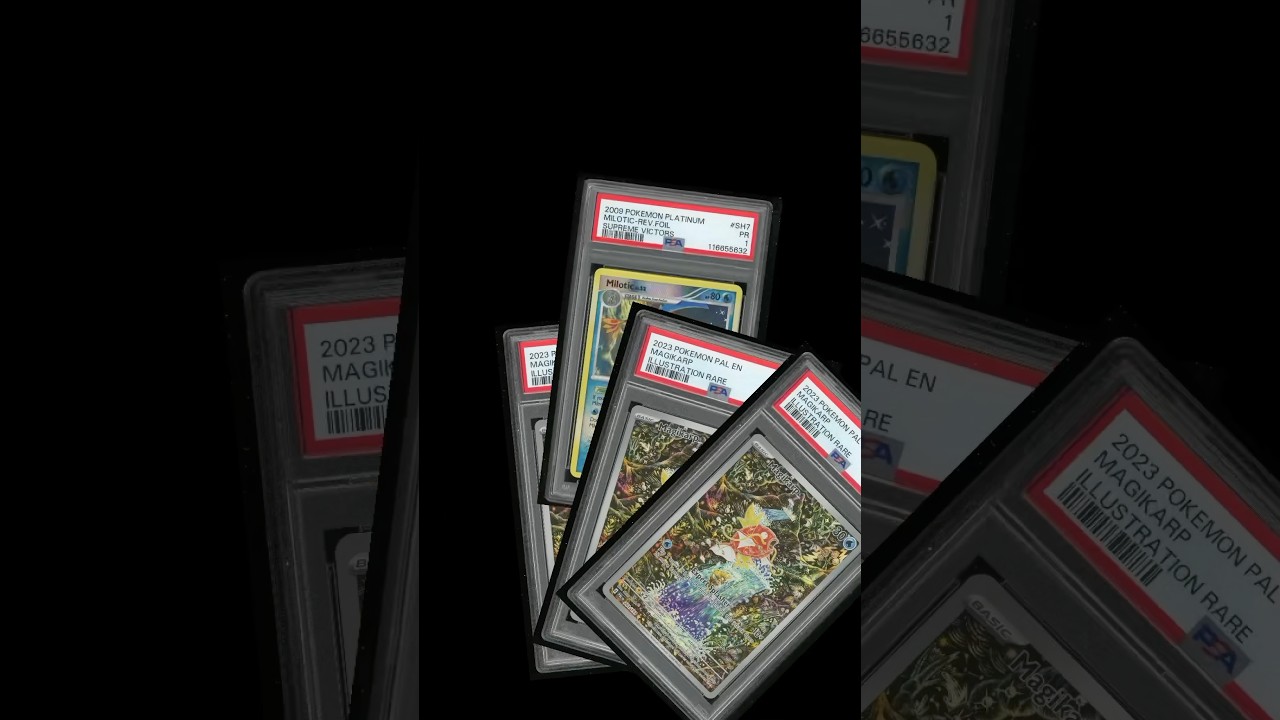 Graded Pokemon cards up for auction on our @e
