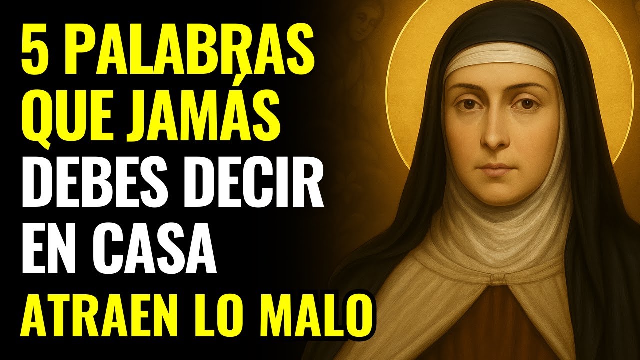 5 PALABRAS QUE ATRAEN EL MAL EN CASA SEGÚN SANTA TERESA DE AVILÁ
