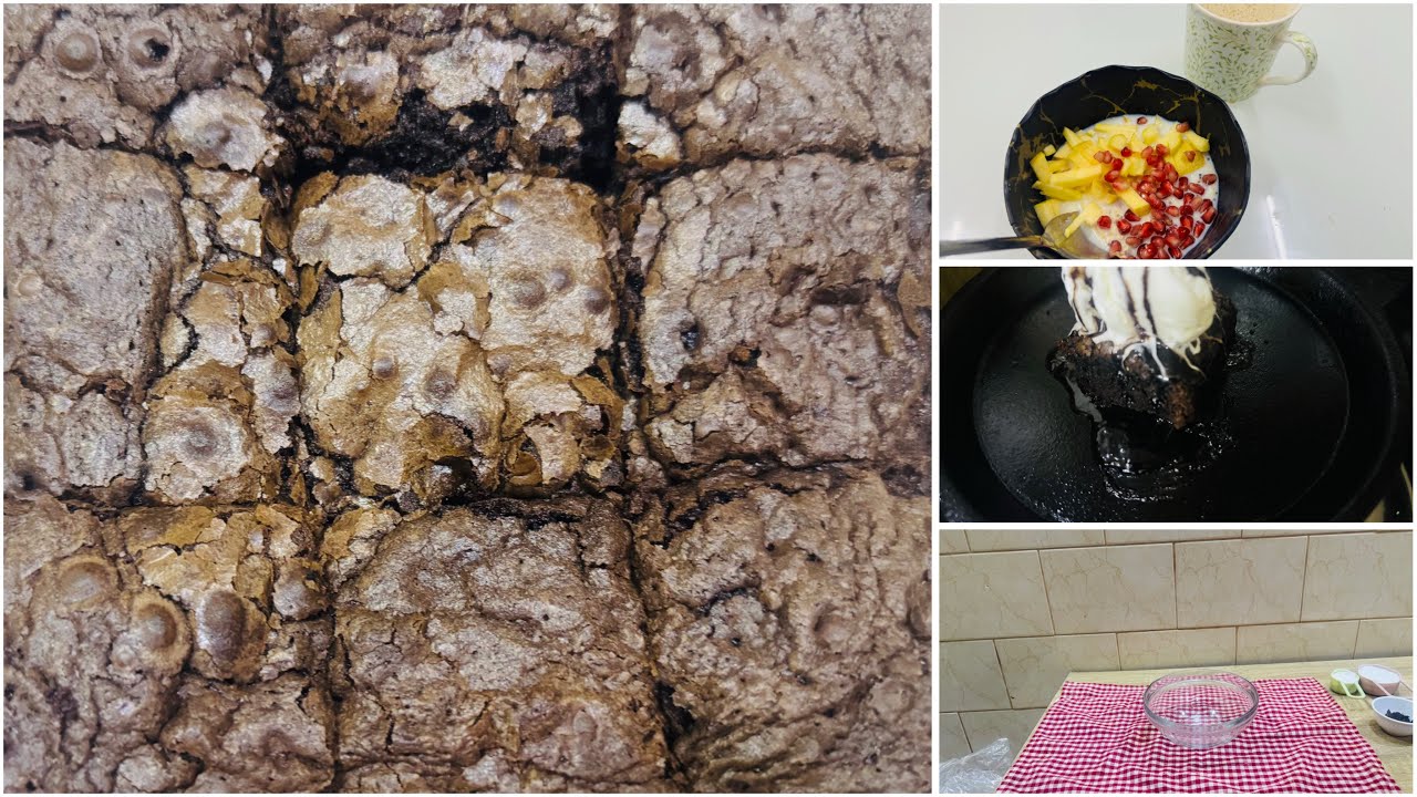 A regular day |fudy sizzling brownie|home vlog #whatieatinaday #brownie #sizzlingbrownie