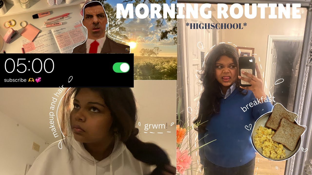 MY *REALISTIC* HIGHSCHOOL MORNING ROUTINE