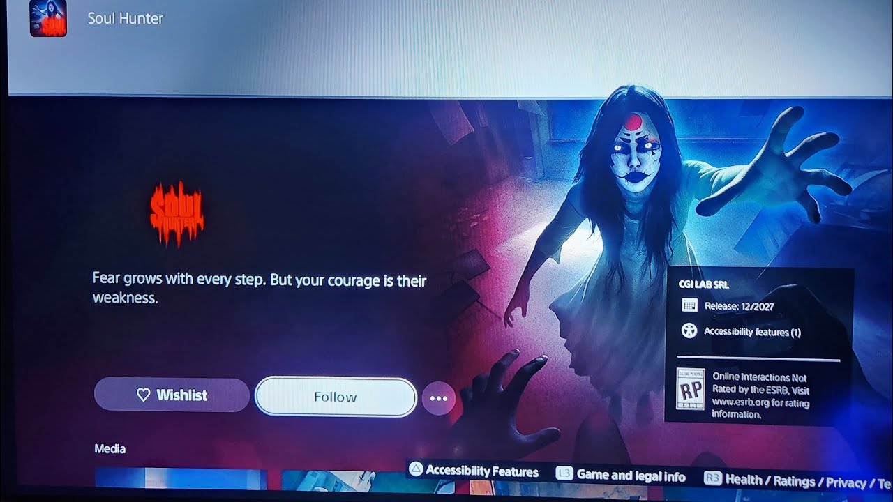 A Brand New Sneak Peek Horror Game,Soul Hunter For 2027/Pre-View!