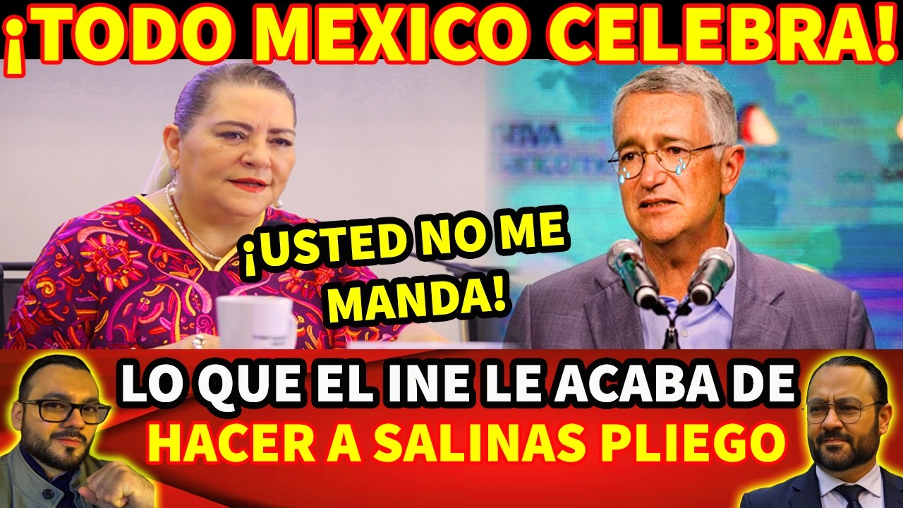 ¡Todo MEXICO celebra! Lo que el INE le acaba de hacer a SALINAS PLIEGO