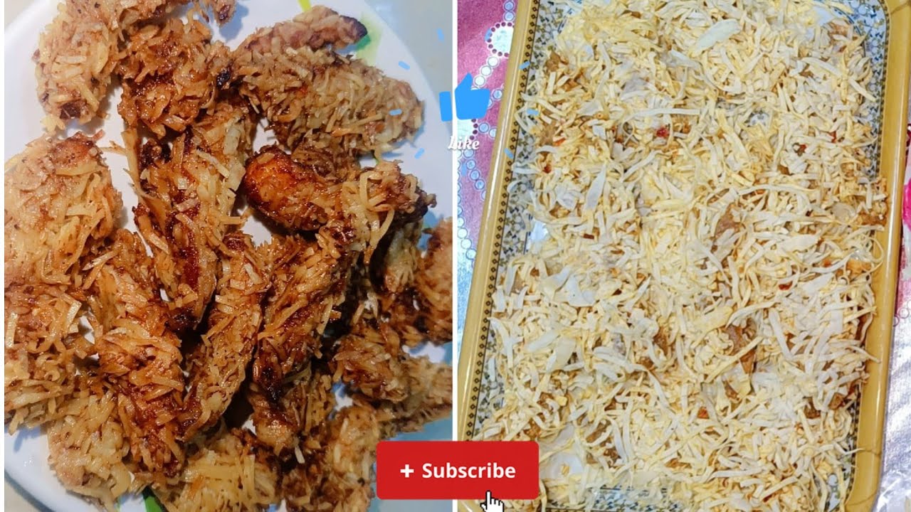 Crispy Chicken Thread Strips | Chicken Thread Recipe | Ramadan Special Recipe 