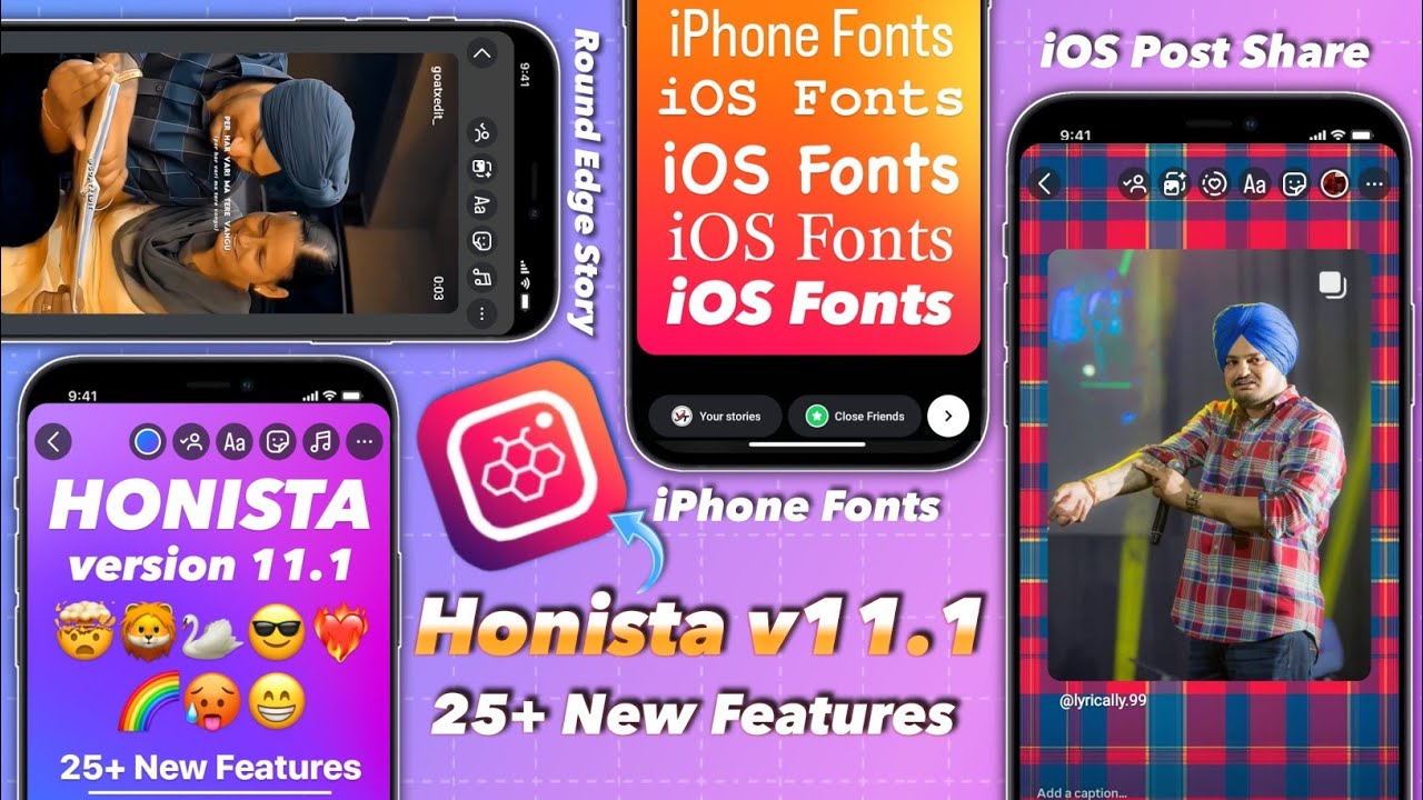 Honista v11.1 Update 😎| New Features 25+ | Honista iPhone Story | honista new update | ios emojis
