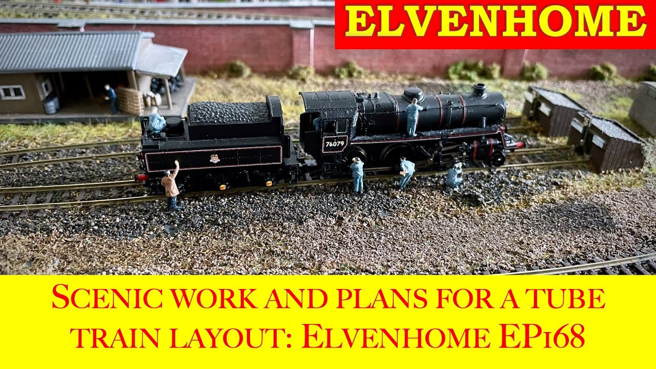 Scenic work and plans for a Tube Train Layout: Elvenhome 168