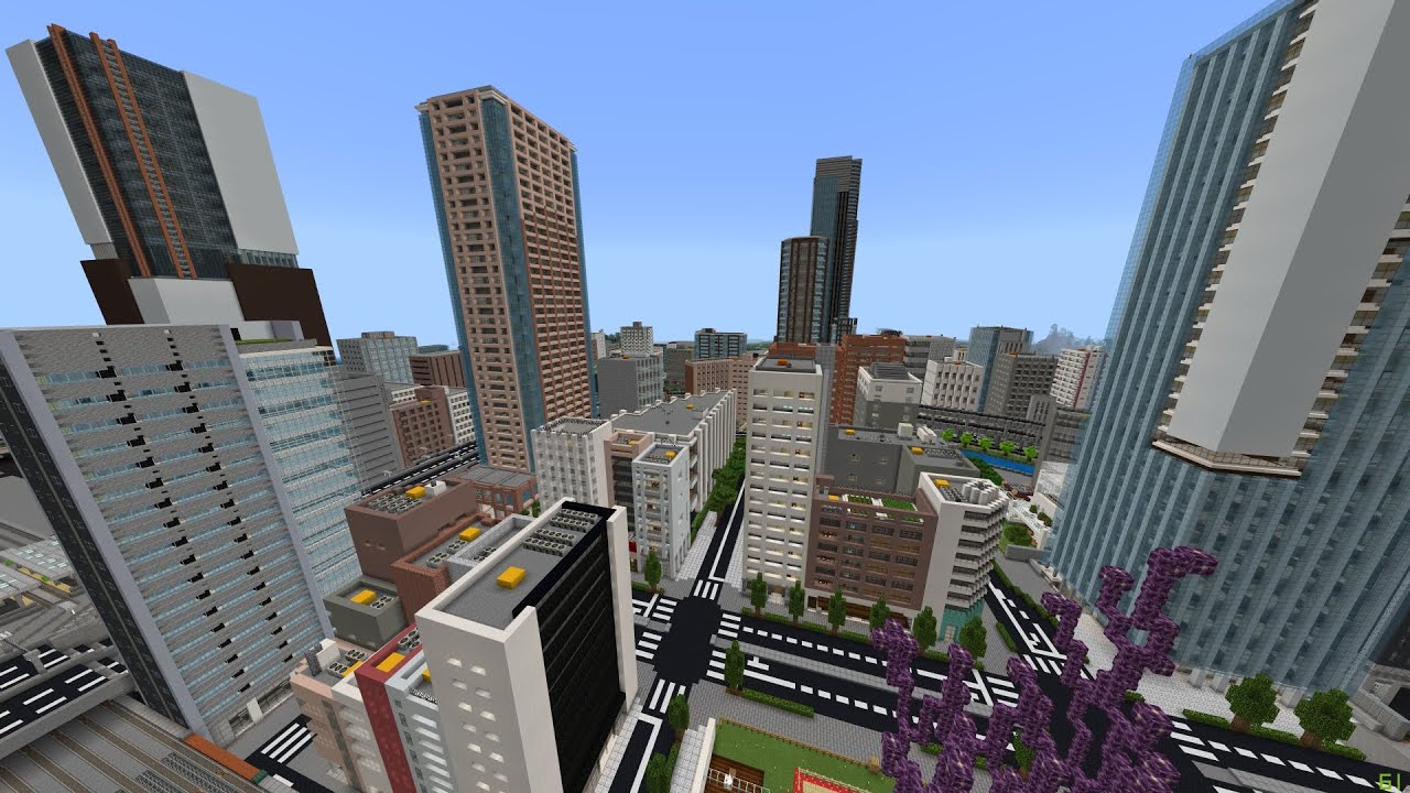 [Minecraft 統合版 ]【都市】ワールド紹介します！