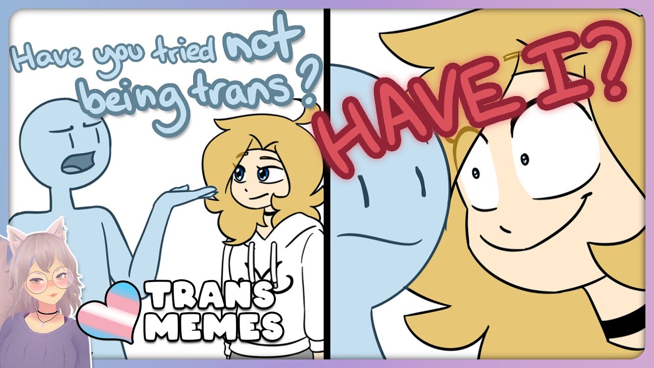 TRANS memes to end off the year :3 🏳️‍⚧️ Trans Wolf Witch 🐺 VTuber React ✨ r/traaa2 r/egg_irl