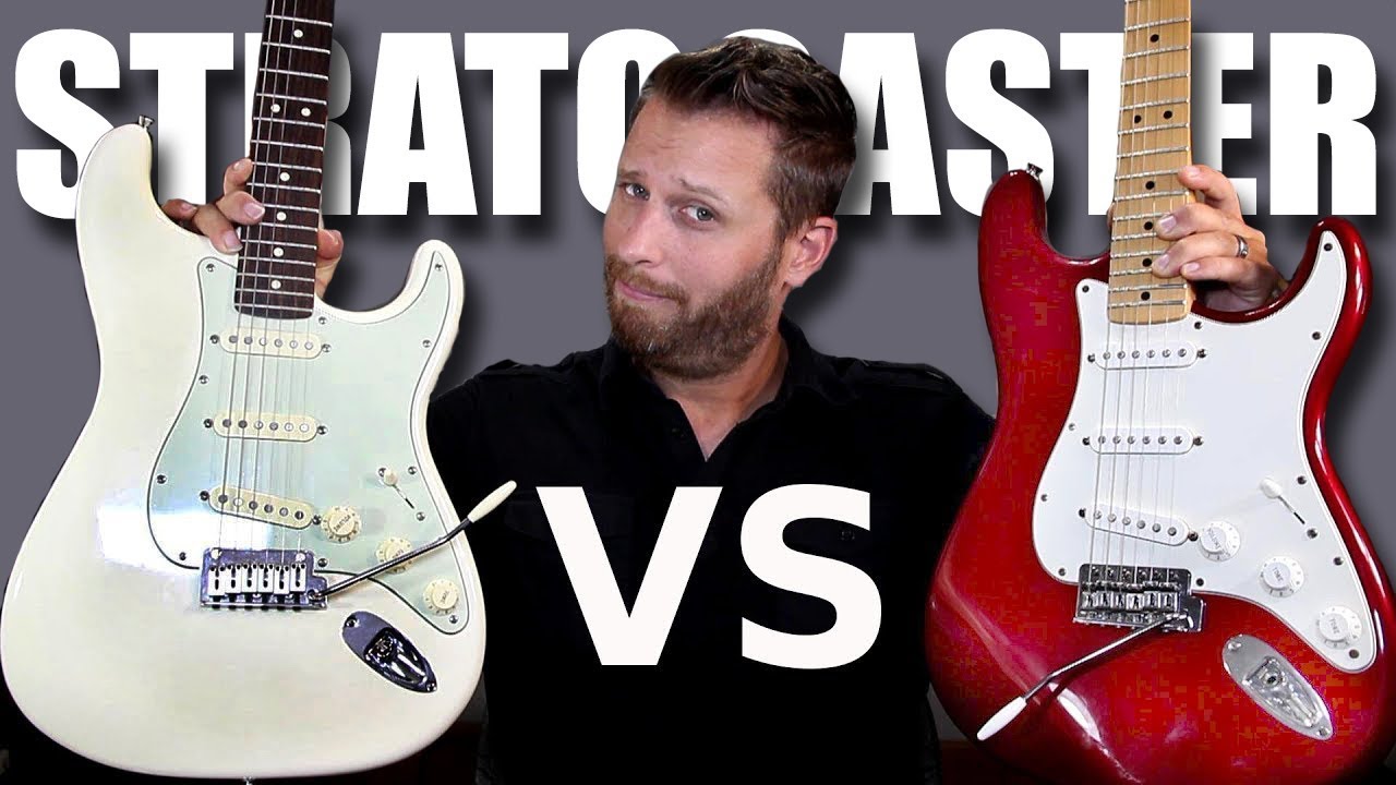 Мексиканский STRAT против АМЕРИКАНСКОГО STRAT - гитара Tone Сравнение!