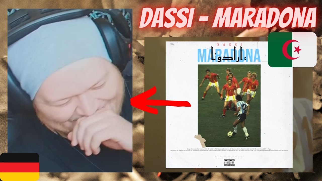 🇩🇿 DASSI BRINGING GOAT VIBES | Maradona | GERMAN Rapper reacts