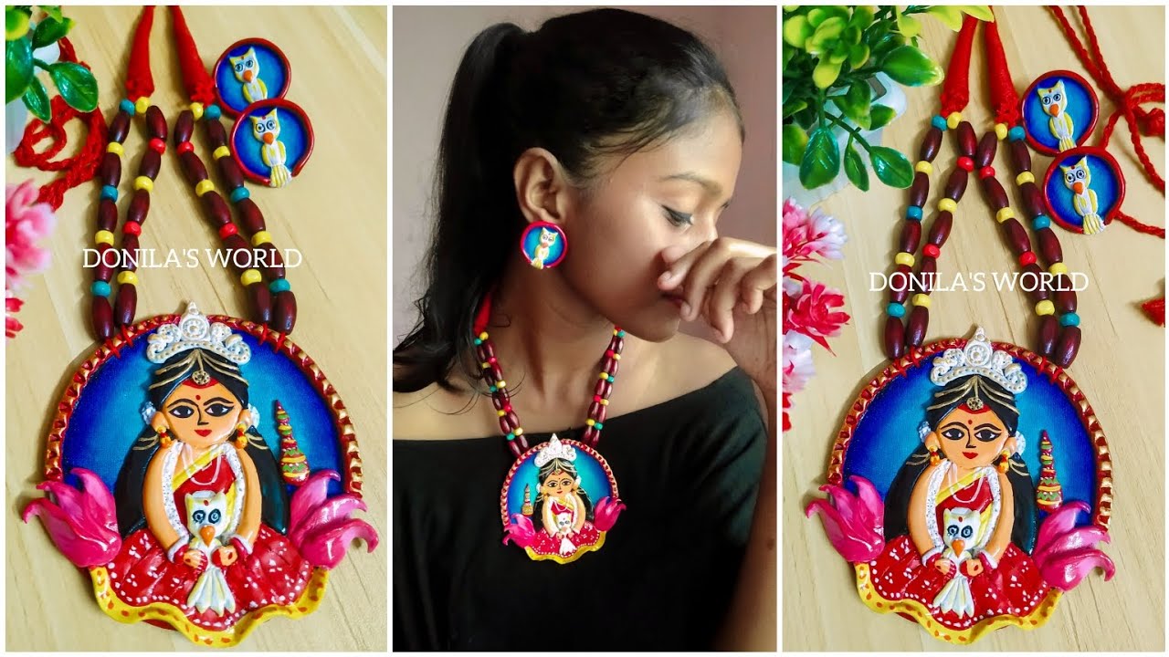 HANDMADE CLAY JEWELRY | DIY CLAY NECKLACE