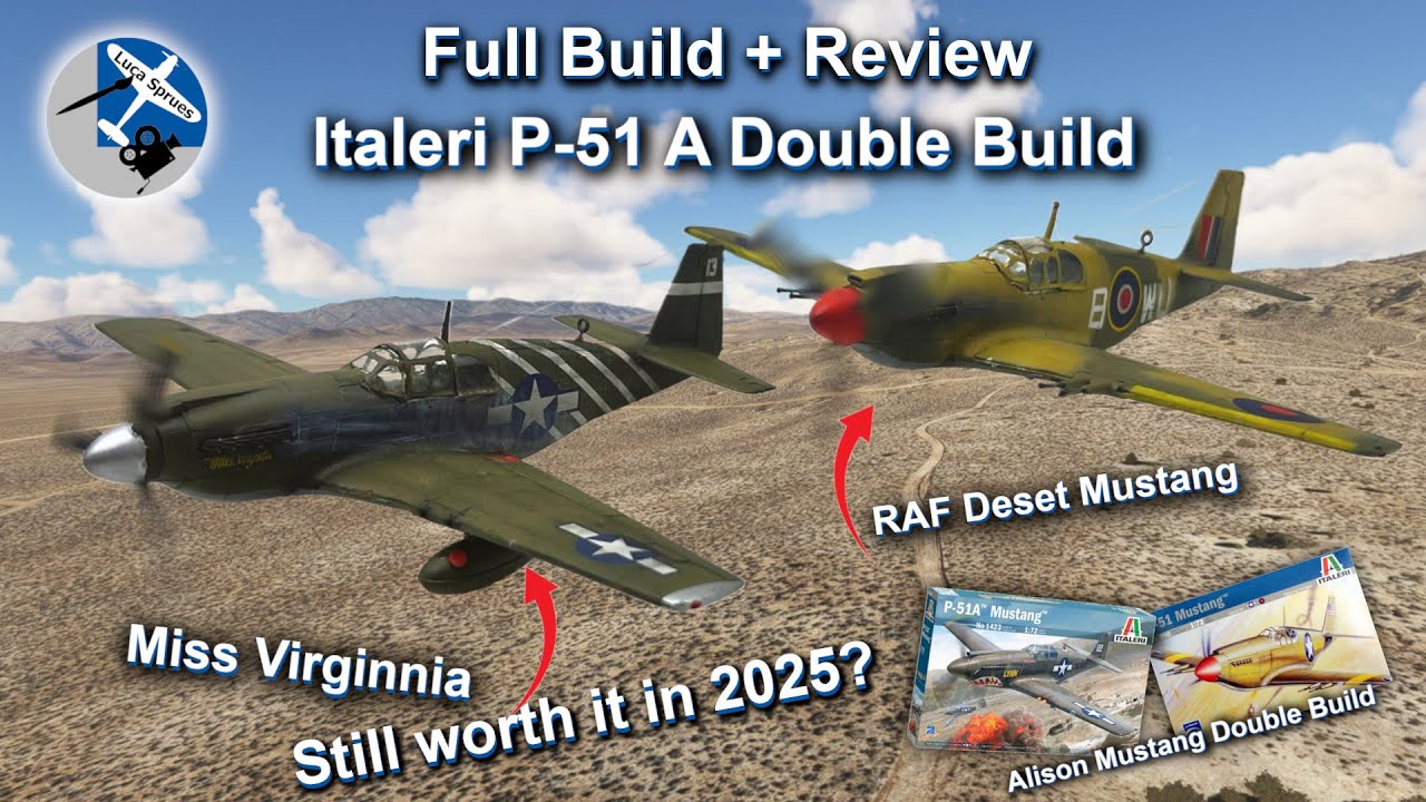 Is Italeri's 1/72 Scale P-51A Mustang Worth It in 2025? | Full Double Build + Review