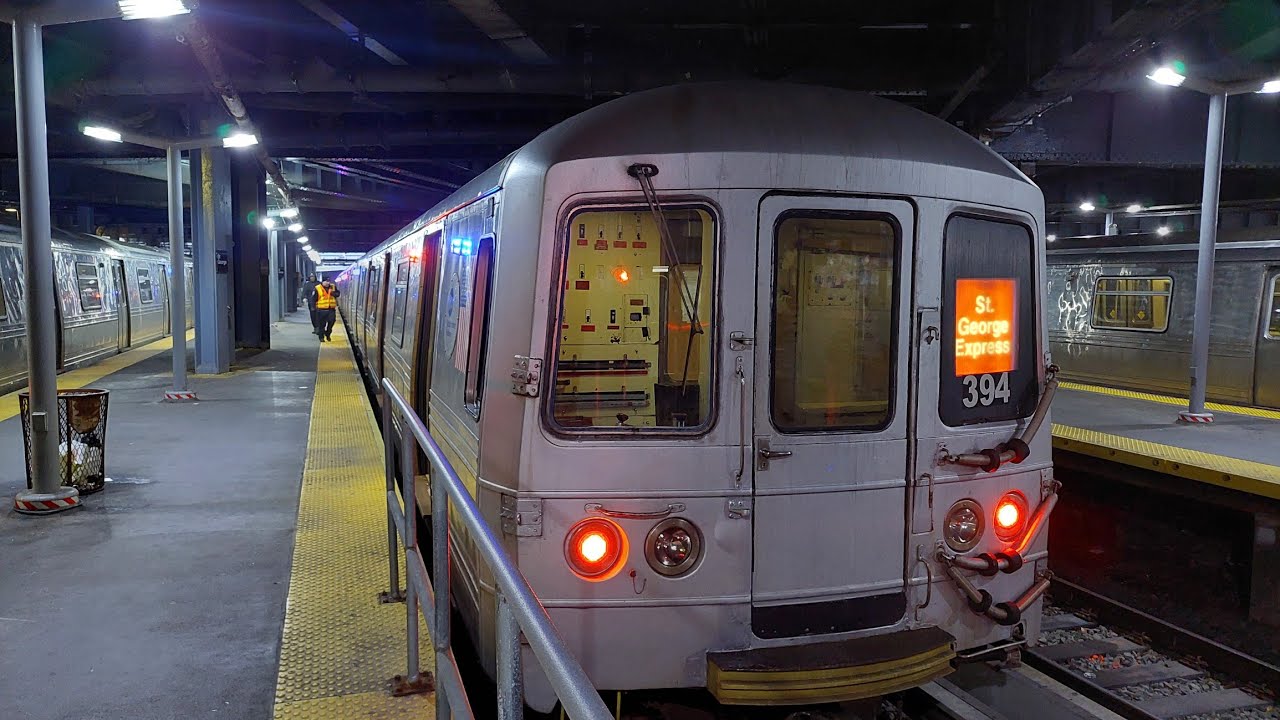Staten Island Railway: On Board R44 SIR Train From Tottenville to St. George via Express