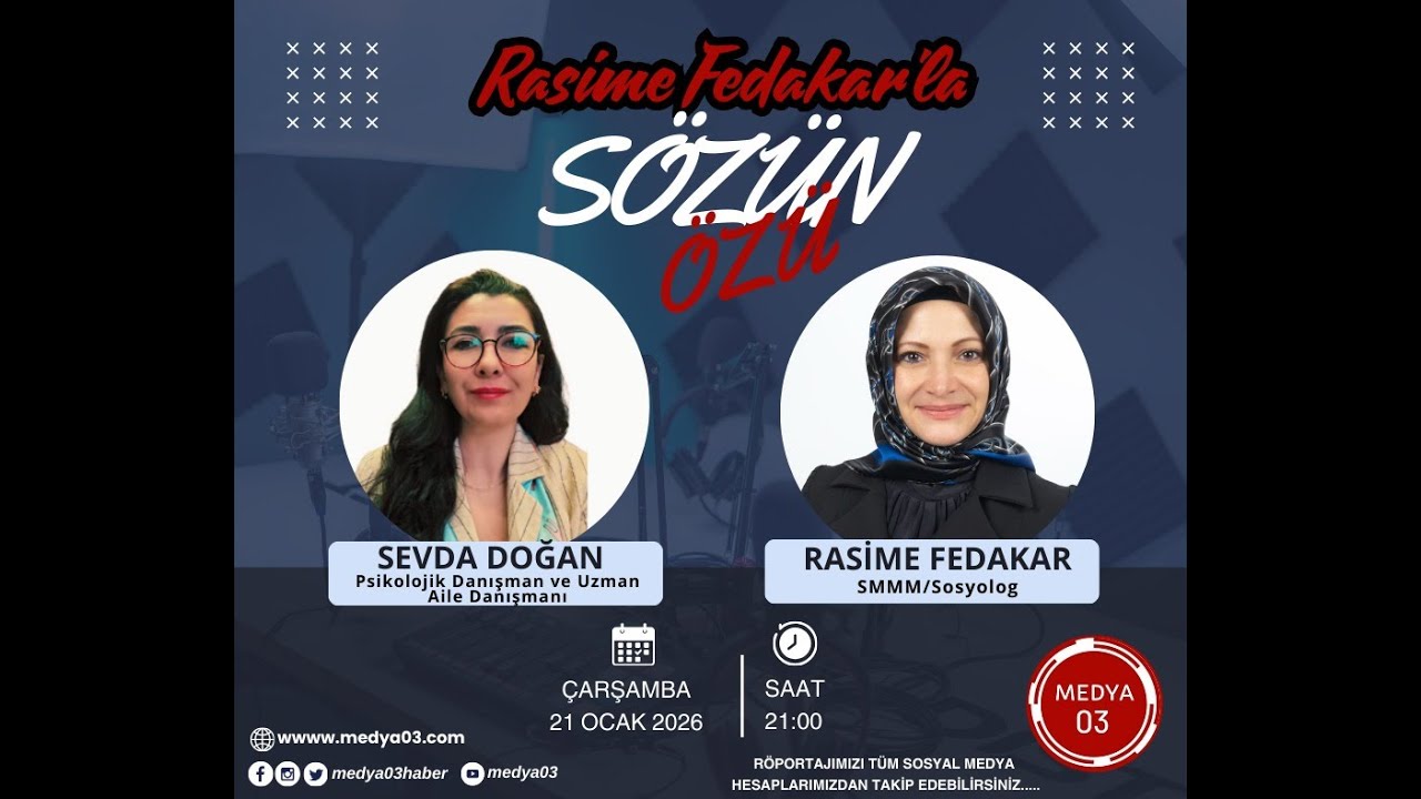 RASİME FEDAKAR İLE SÖZÜN ÖZÜ | KONUK: SEVDA DOĞAN- UZMAN AİLE DANIŞMANI/ PSİKOLOJİK DANIŞMAN
