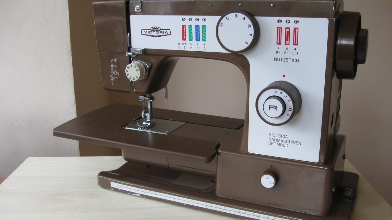 Victoria Super Deluxe 118F N&auml;hmaschine Sewing machine Швейная машина      test