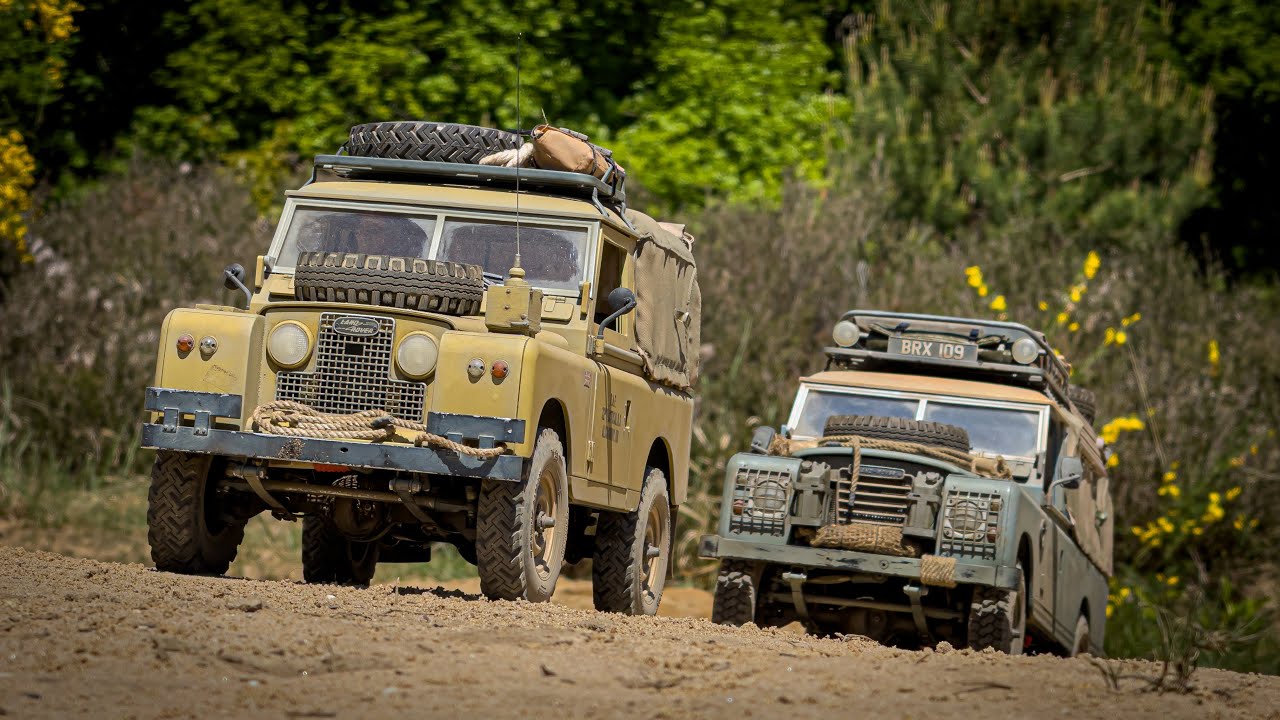 MY EPIC Scale Rc Land Rover BRX02 on a Sand Off Road Boom Racing Adventure