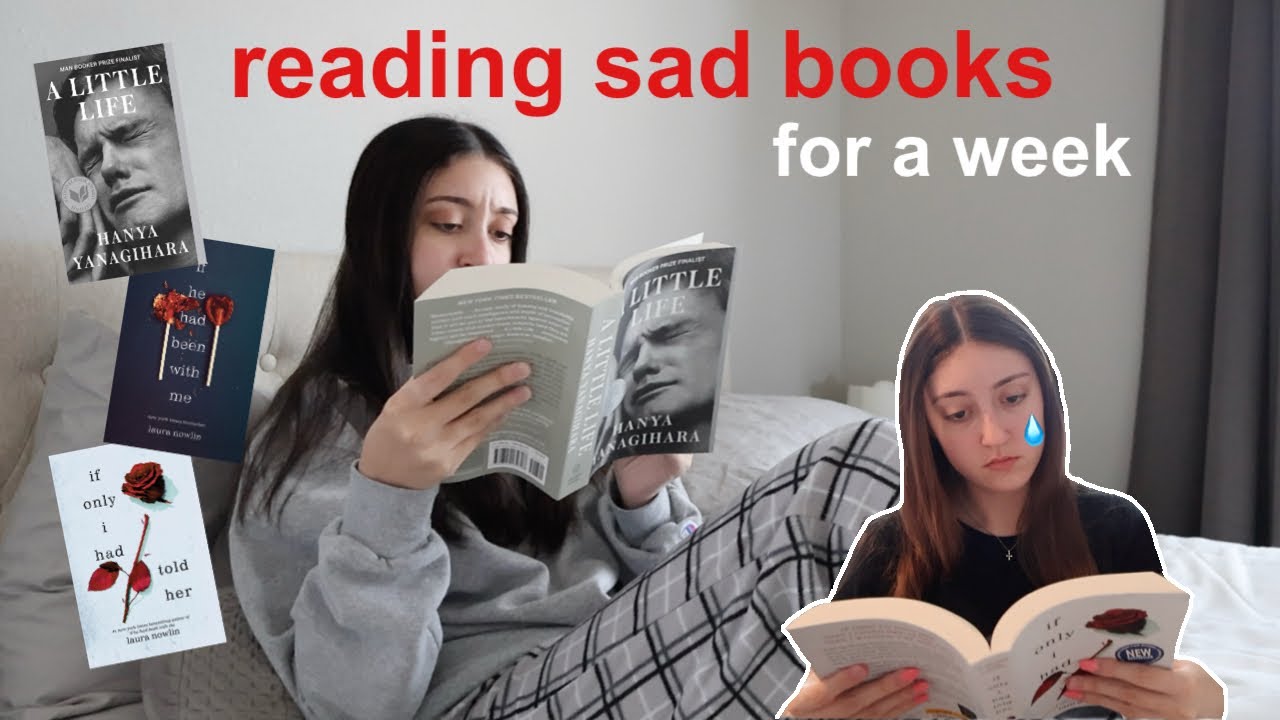 reading sad books for a week 🥲💔 spoiler free reading vlog