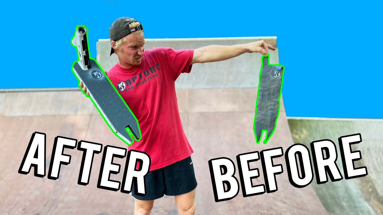 HOW TO GRIPTAPE A SCOOTER | Removal & Installation