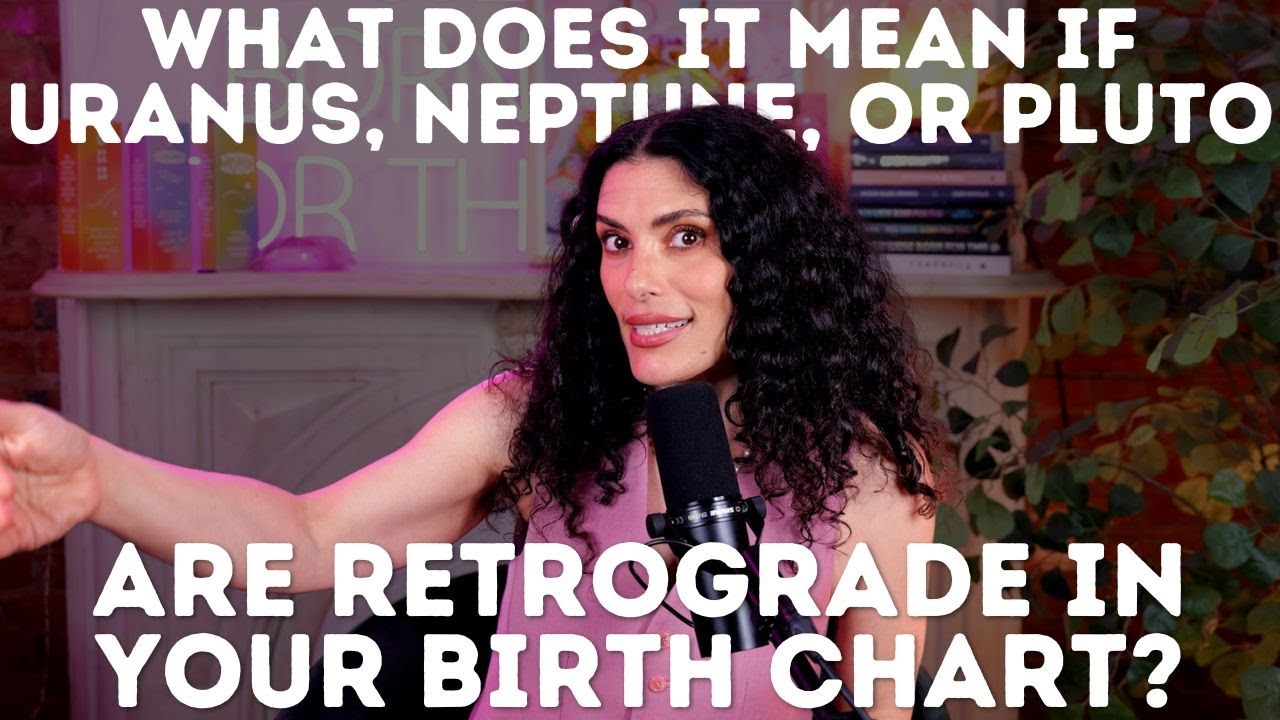 What does it mean if Uranus, Neptune, or Pluto are retrograde in your birth chart? | CHANI Astro 101
